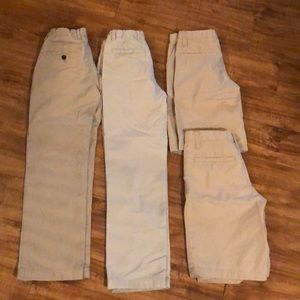 Bundle- boys khaki pants and shorts
